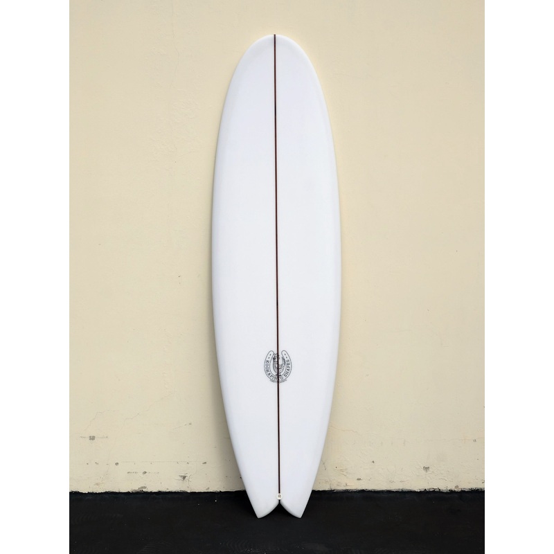 6'10" Fishy Noserider Clear Surfboard