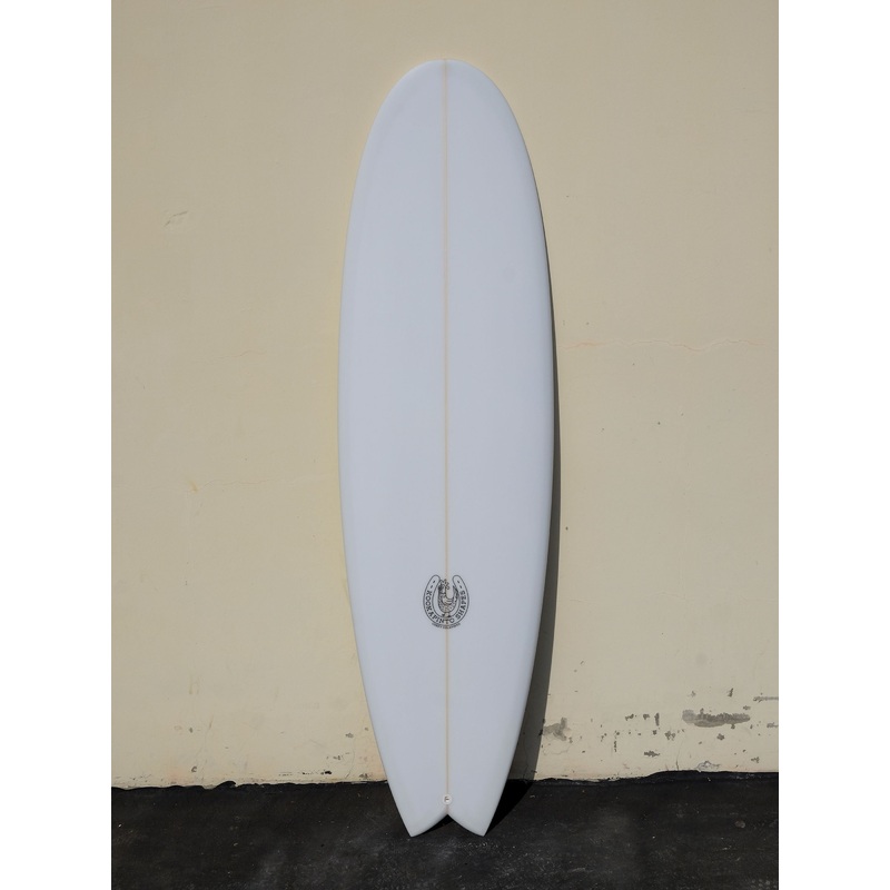 6'8" Fishy Noserider Clear Surfboard