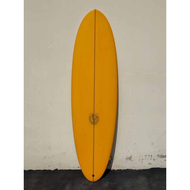 6'9" Thick Twin Mango Deck Tint Surfboard