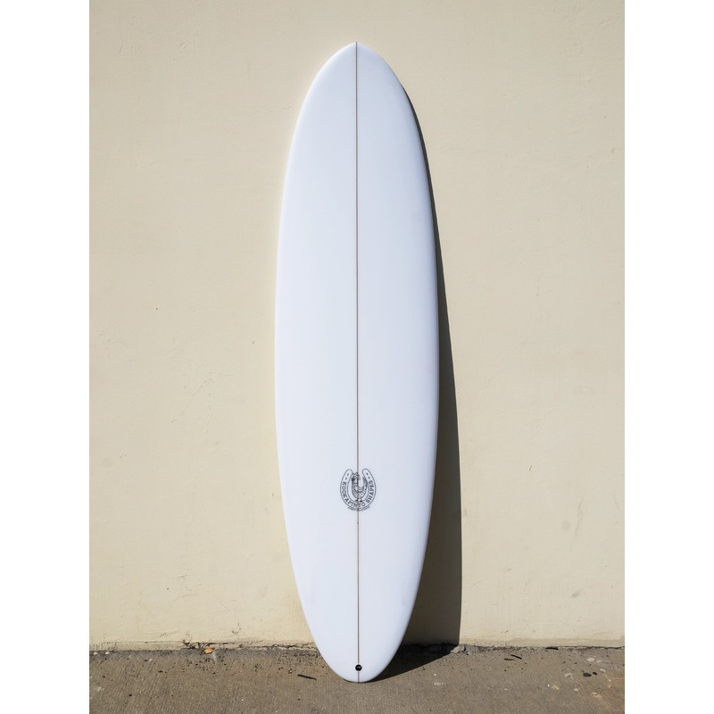 7'0" Thin Twin Clear Surfboard