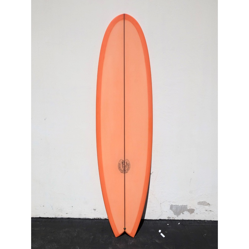 7'2" Fishy Noserider - Peach Tint Surfboard