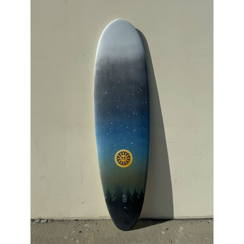 Koz McRae SurfingBoards | 7'0" Laguna Hull / Moon Rise Art Surfboard