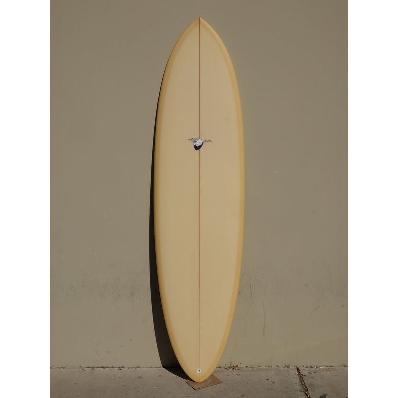 WESTON Surfboards // 7'2'' Twin Pin // Straw Yellow Surfboard