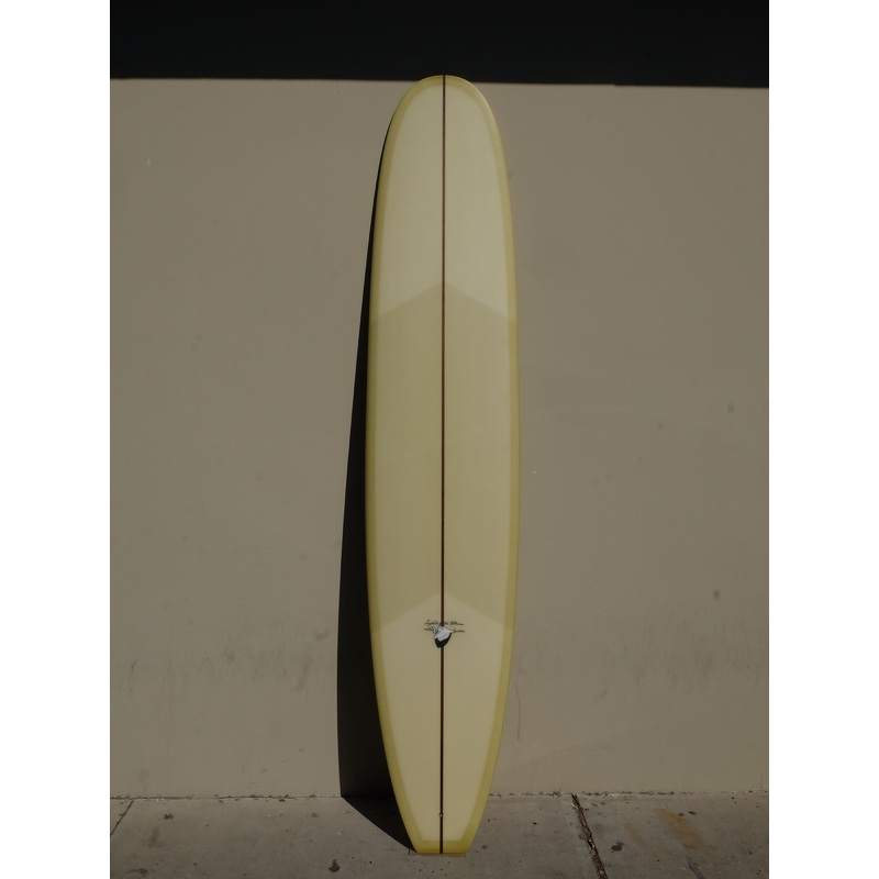 WESTON Surfboards // 9'6'' Flying Burrito Noserider // Vintage Yellow Surfboard