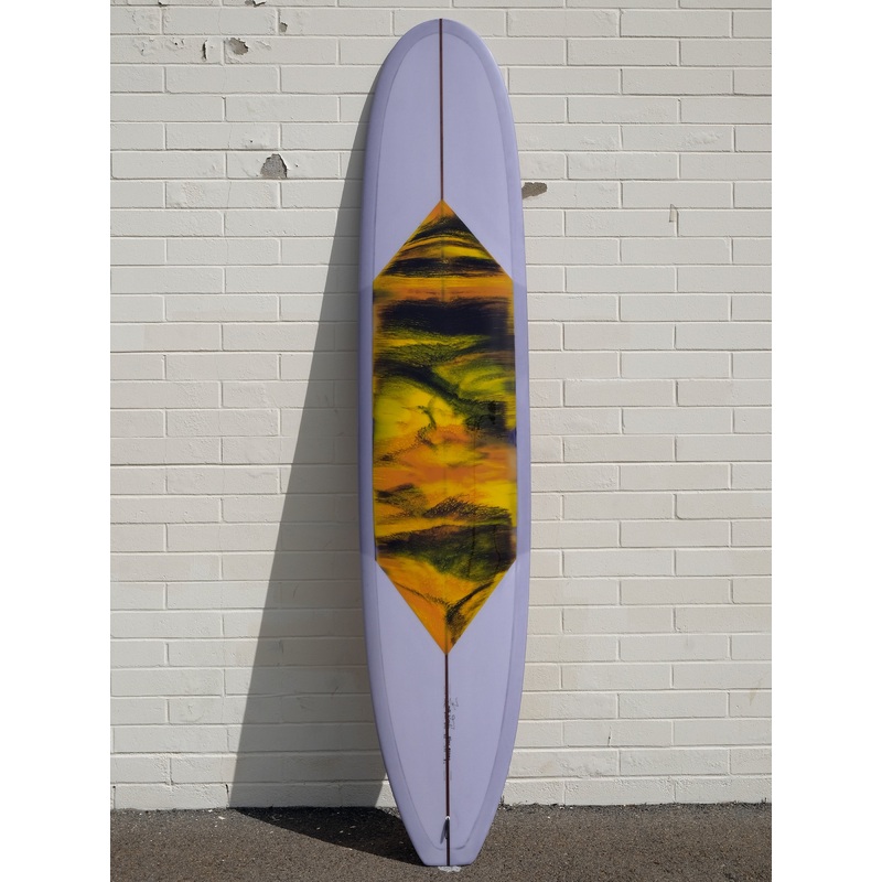Woodin Surfboards | 9'6" One Love Lavender Longboard