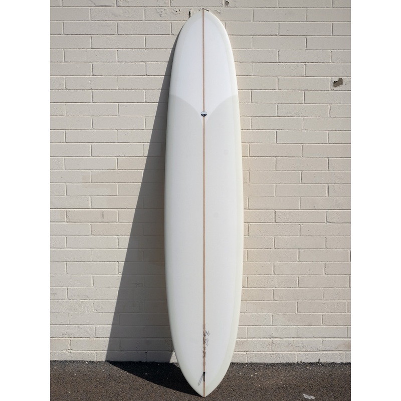 Woodin Surfboards | 93 Switchblade Swiss Coffee Longboard