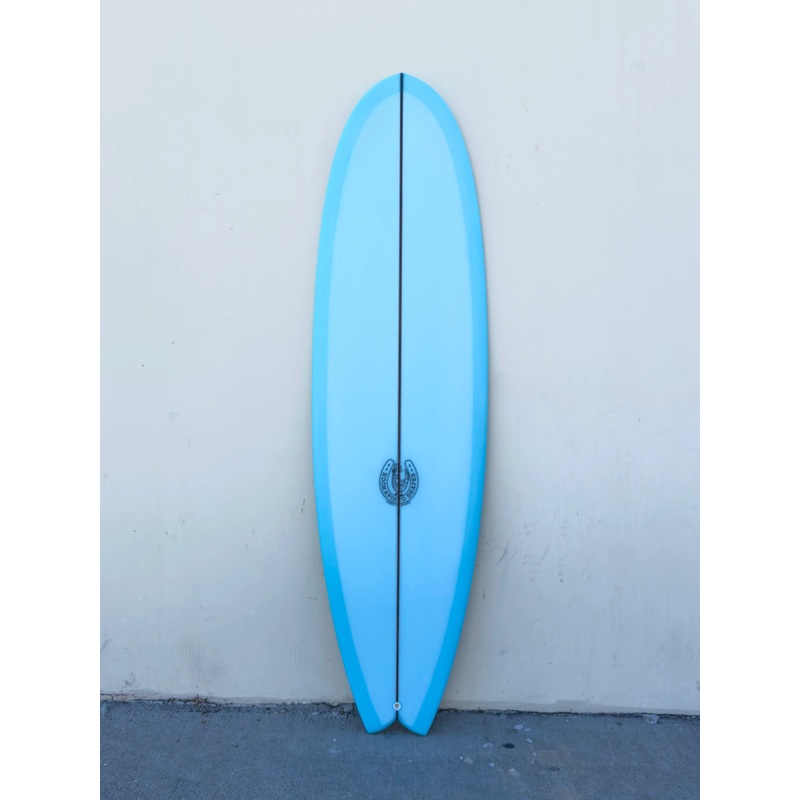 6'6" Fishy Noserider Blue Tint Surfboard