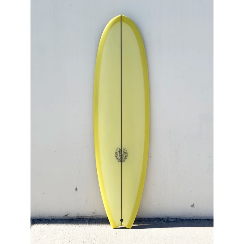 6'6" Fishy Noserider Yellow Tint Surfboard