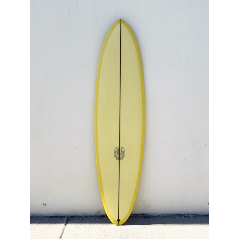 7'0" Thin Twin - Yellow Tint Surfboard