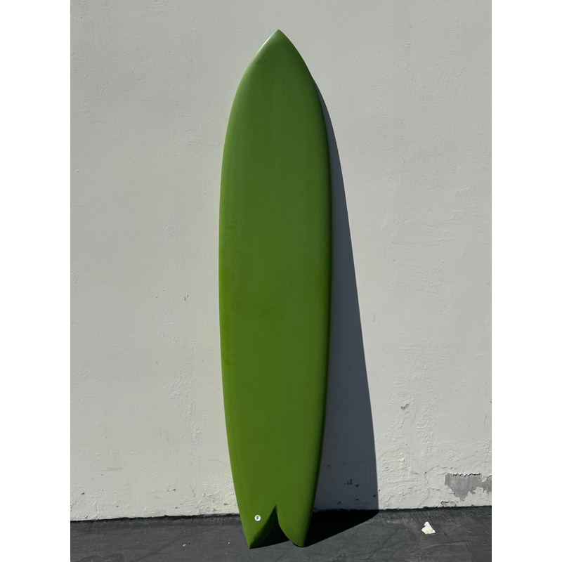 Deepest Reaches | 80" Mega Fish Green Apple Surfboard
