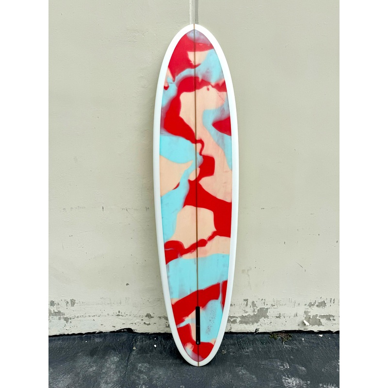 Gato Heroi | 7'6" Acid Abstract Surfboard