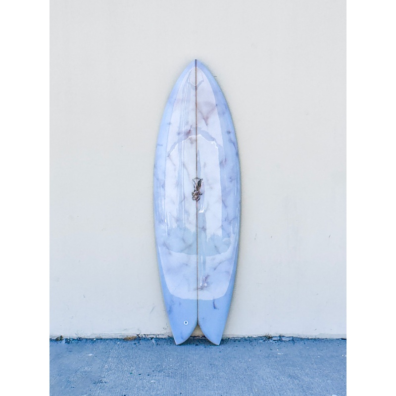 Nuevo Camino | 5'8 Escondido Keel Stone Wash Polish Surfboard