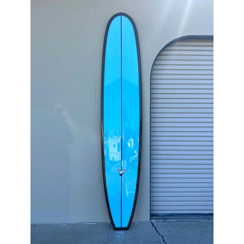 Weston Surfboards // 10'0" Noserider // Chocolate + Sky Blue Longboard