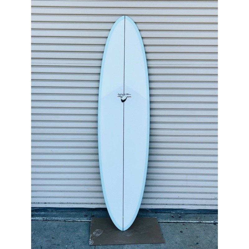 WESTON Surfboards //  7'2" B Egg // Sky Blue Surfboard