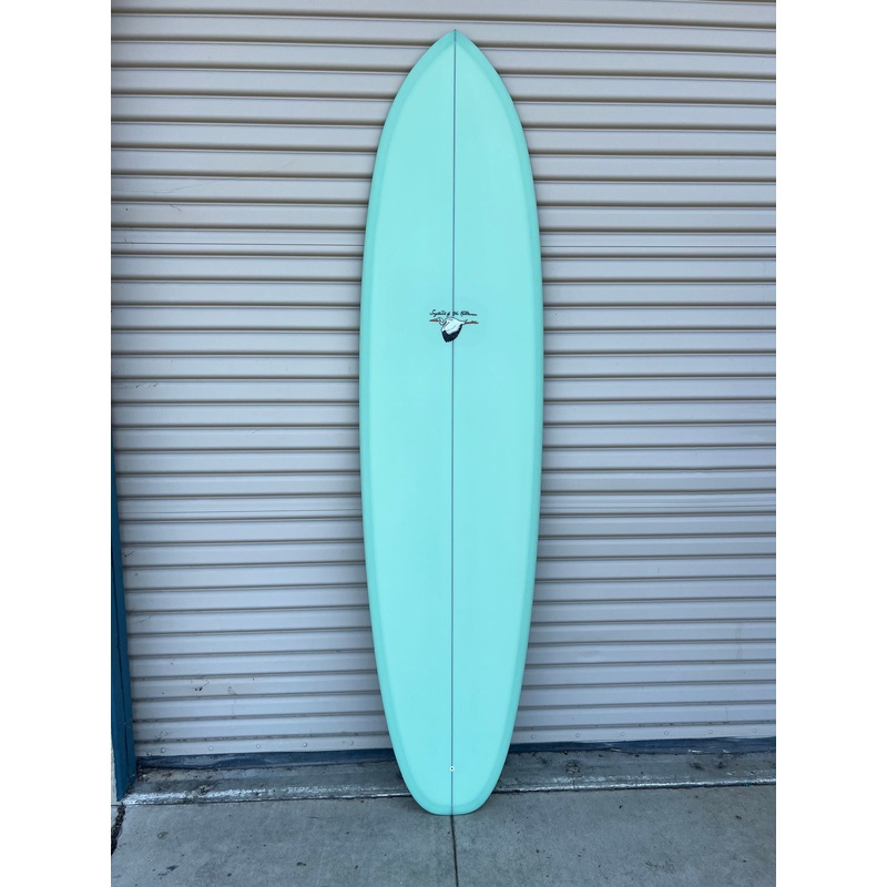 WESTON Surfboards //  7'6'' Goodfoot //  Sweet Mint Surfboard