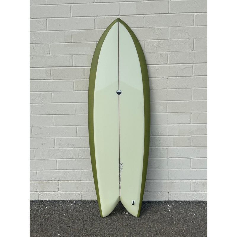 Woodin Surfboards | 55 Ziggy Star Fish Granny Smith Surfboard