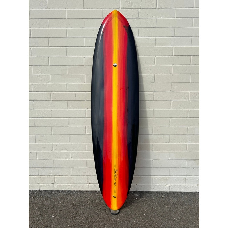 Woodin Surfboards | 72 Gypsy Eye in Sunset Abstract Surfboard