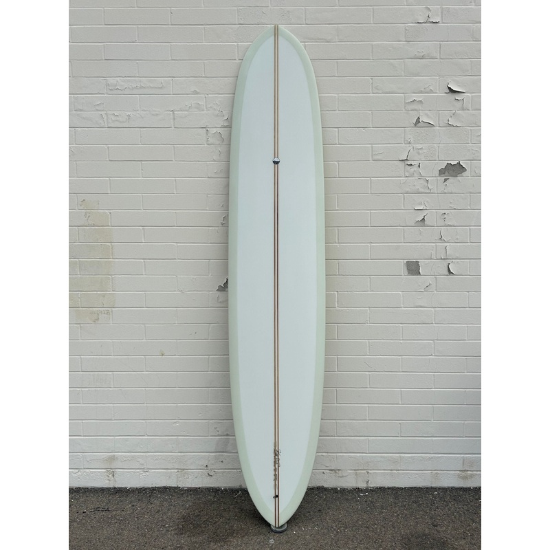 Woodin Surfboards | 96 Cheater Club Olive Oil Dip Longboard