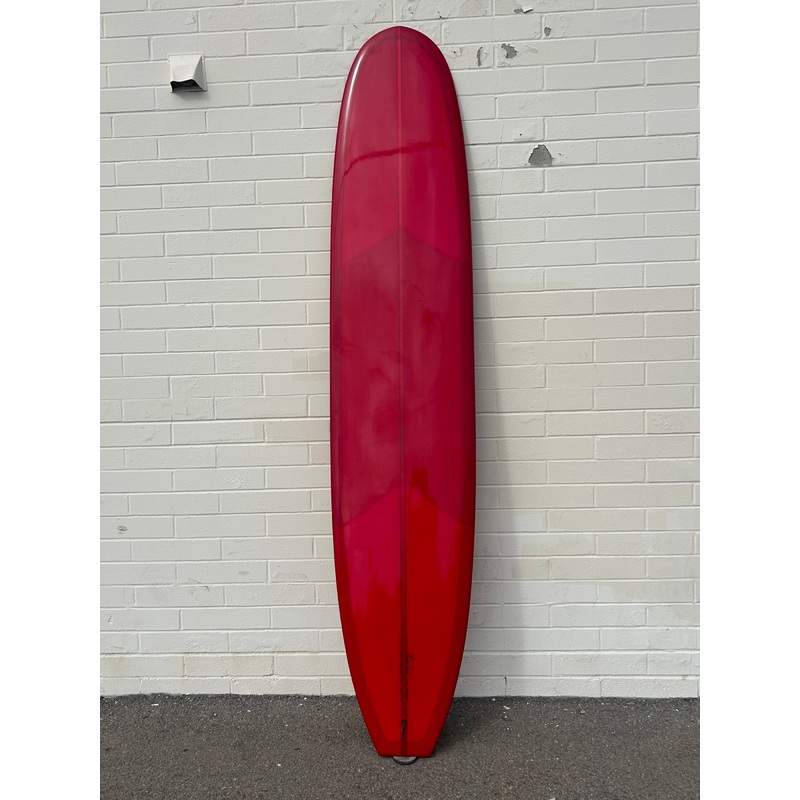 Woodin Surfboards | 96  Free Ride Red Rose Longboard
