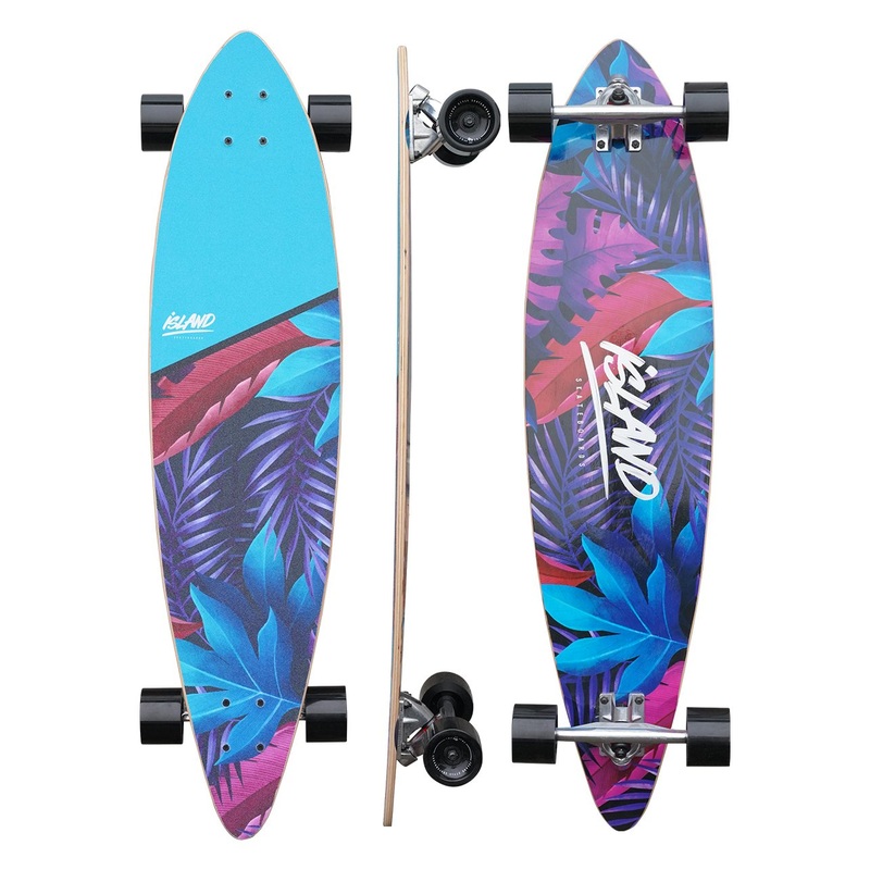 38" PINTAIL LONGBOARD - TROPICAL