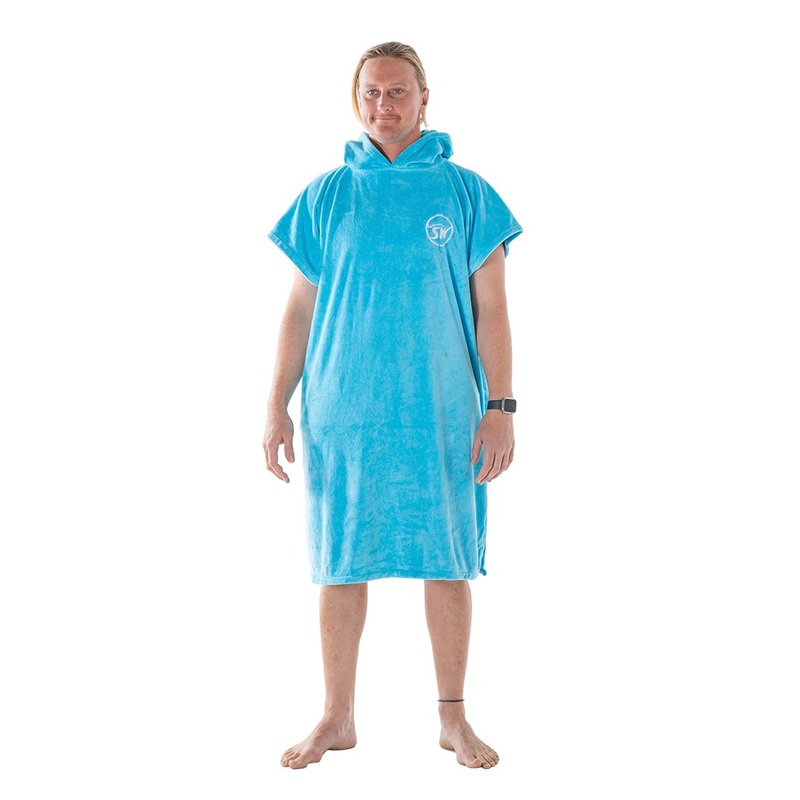AQSS LIGHT BLUE PONCHO