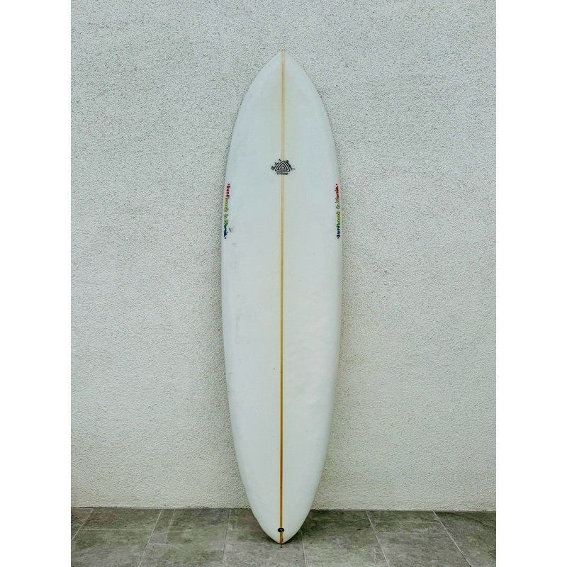 Christian Beamish | 9'1" Channel Single Clear Longboard (USED)