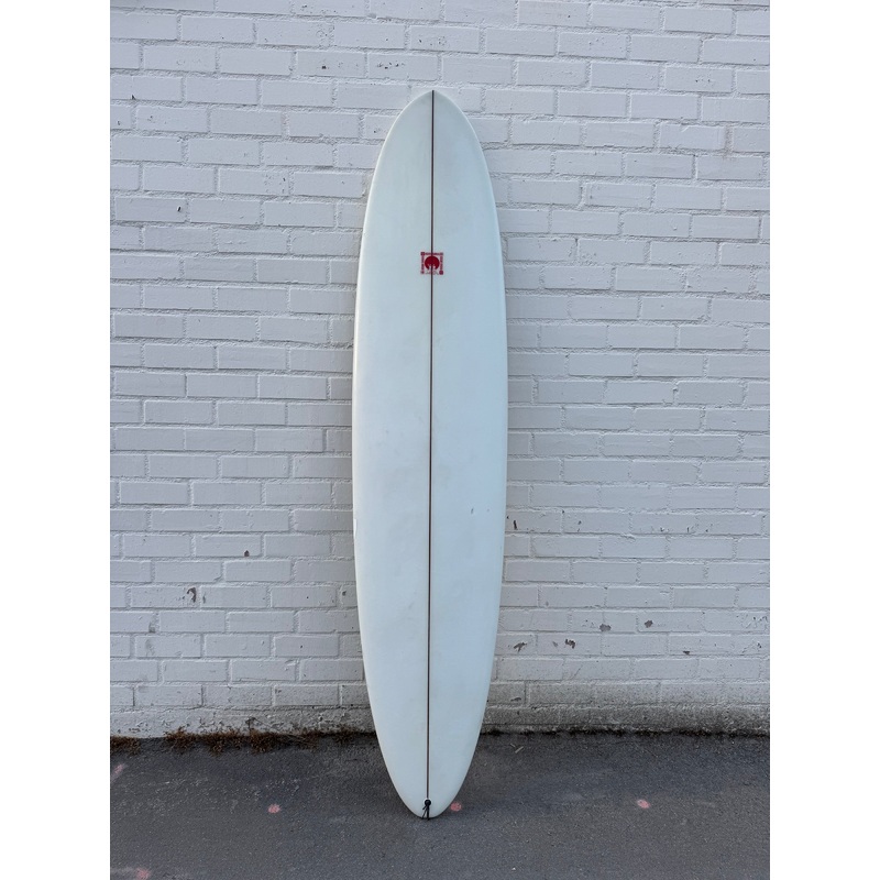 Kris Hall | 8'0" Egg Thuster Clear Surfboard (USED)