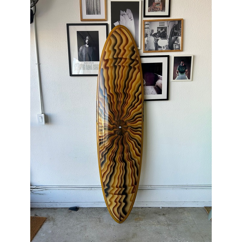 Woodin Surfboards | 70" MIDI in Psychedelic Spray Surfboard
