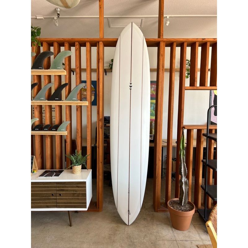WOODIN SURFBOARDS | 811 KATANA IN CLEAR TRIPLE STRINGER SURFBOARD