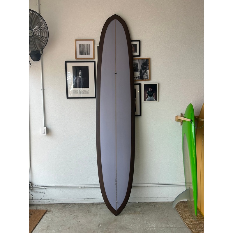 WOODIN SURFBOARDS | 92 SWITCHBLADE IN LAVENDER AND CHOCOLATE SURFBOARD