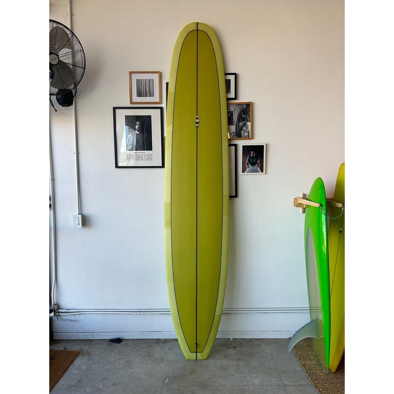 Woodin Surfboards | 94 Purple Haze in Shades of Green Surfboard