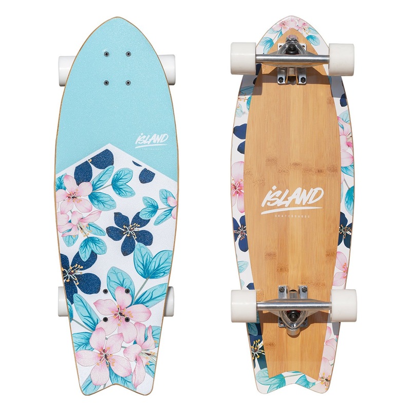 28" ISLAND CRUISER SKATEBOARD - FLOWERS