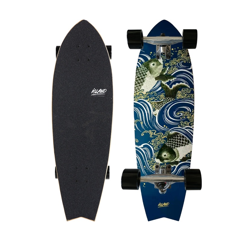 32" CRUISER SKATEBOARDS - CARP FISH