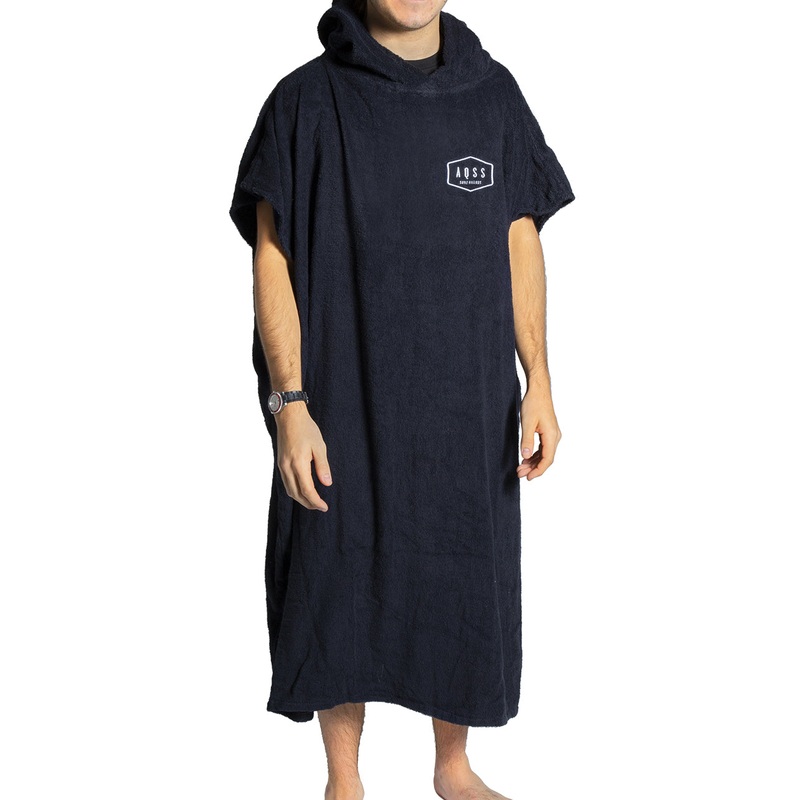 AQSS BLACK PONCHO