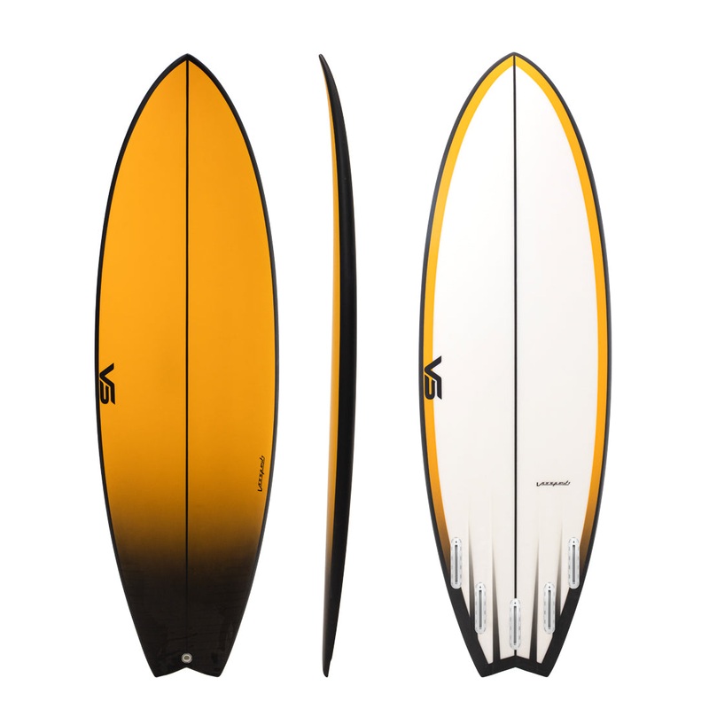 Vanquish Hybrid Carbon Shortboard - Sunset