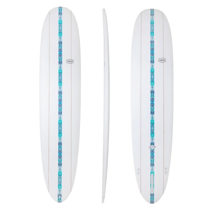 AQSS Boulevard Longboard - 9'0 Blue Stripe