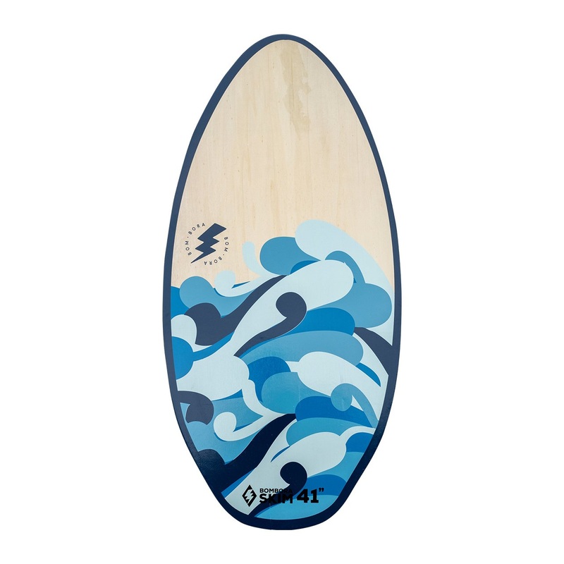 BOM BORA - WOODEN SKIMBOARD 41"