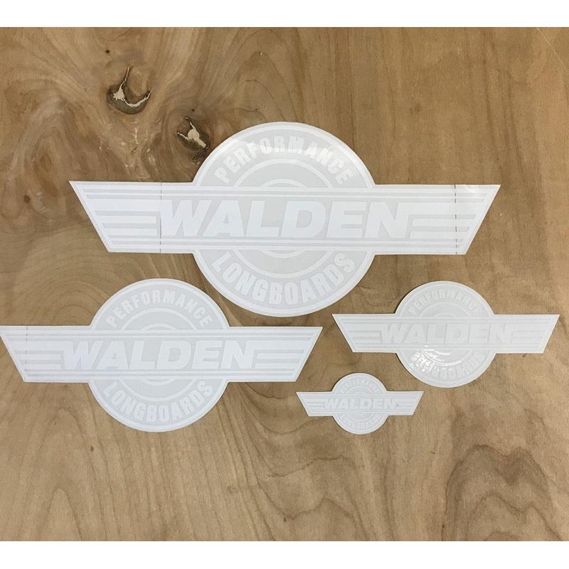 Walden Performance Stickers : White