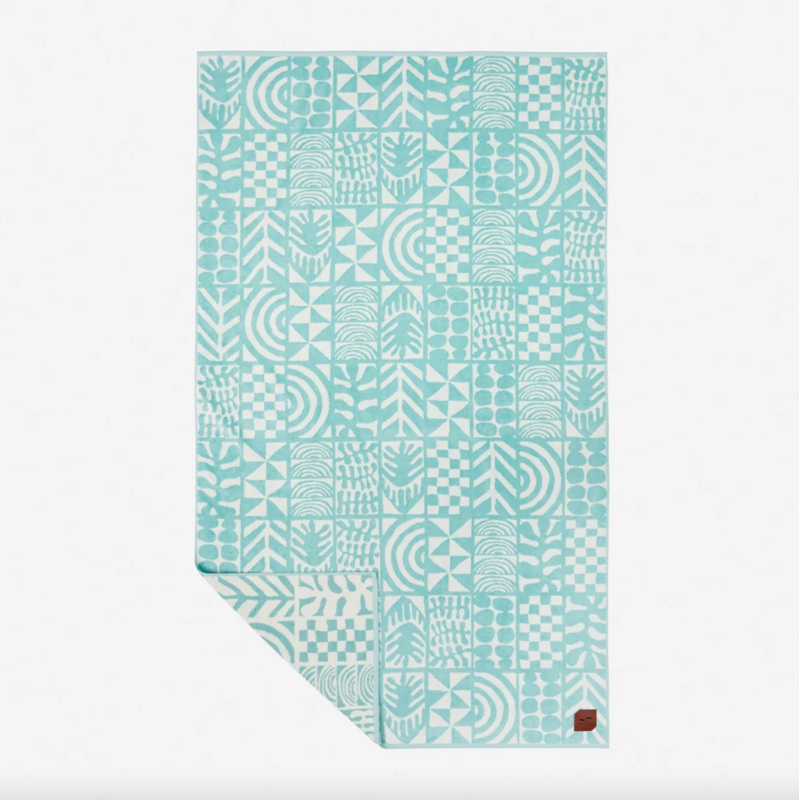 Rainbow Bridge Oversized Beach Towel | Coastal Mist