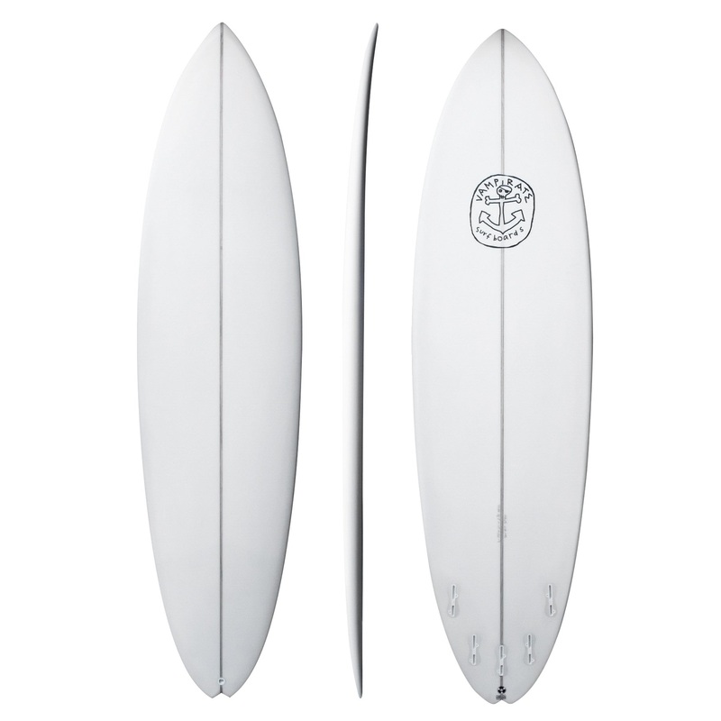 VAMPIRATE 'FAR OUT GROOVY' MID LENGTH SURFBOARD