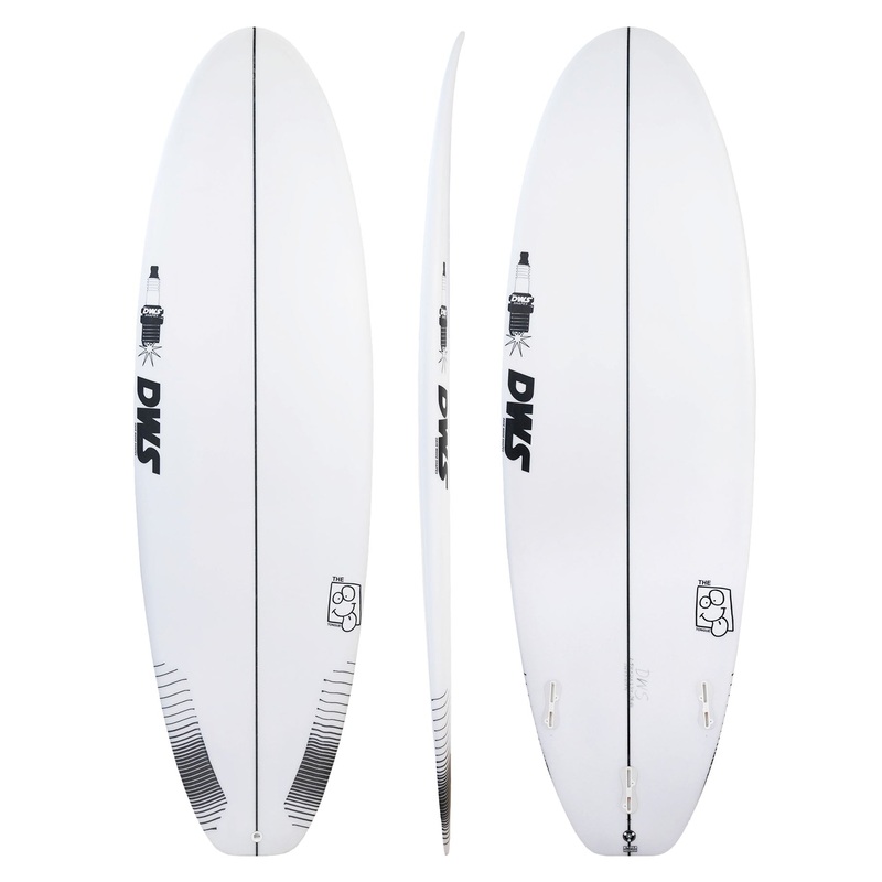 DAVE WOOD 'TONGUE' SHORTBOARD SURFBOARD