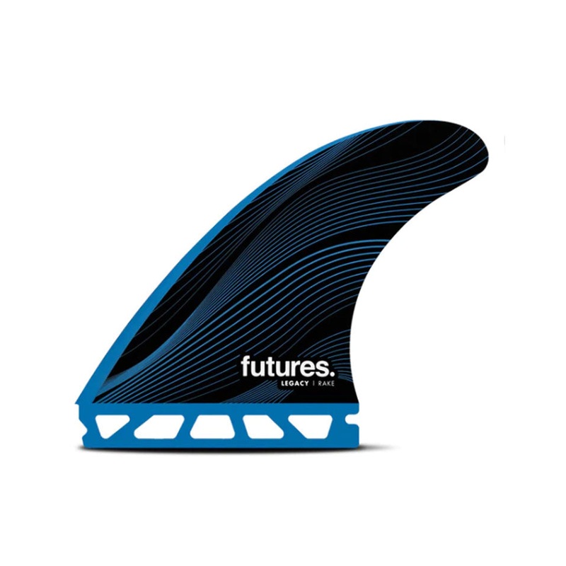 FUTURES R6 LEGACY RAKE SERIES THRUSTER FINS