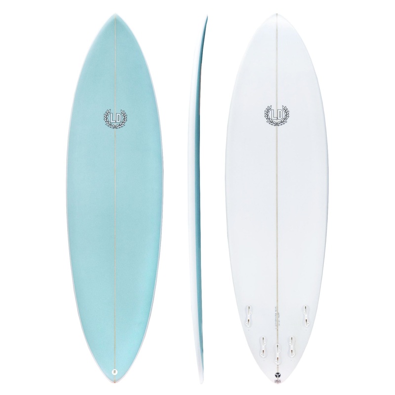 LUKE DORRINGTON 'RAINBOW' QUAD SURFBOARD