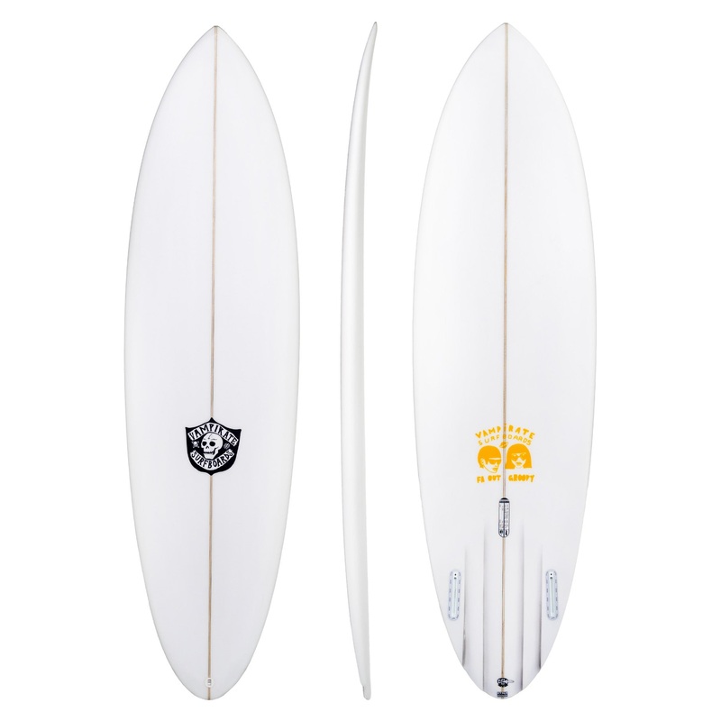 VAMPIRATE 'FAR OUT GROOVY' TWIN SURFBOARD
