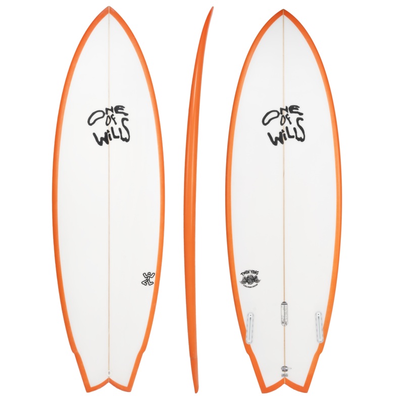 WILL WEBBER "TWIN YONG" TWIN SURFBOARD