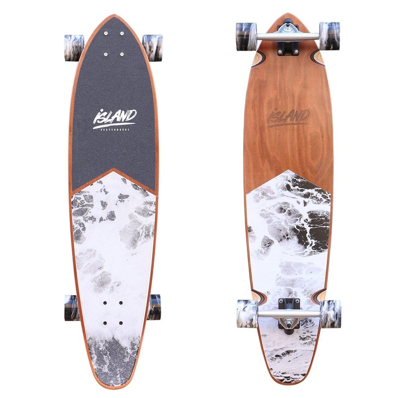 38" BLACK LONGBOARD PINTAIL