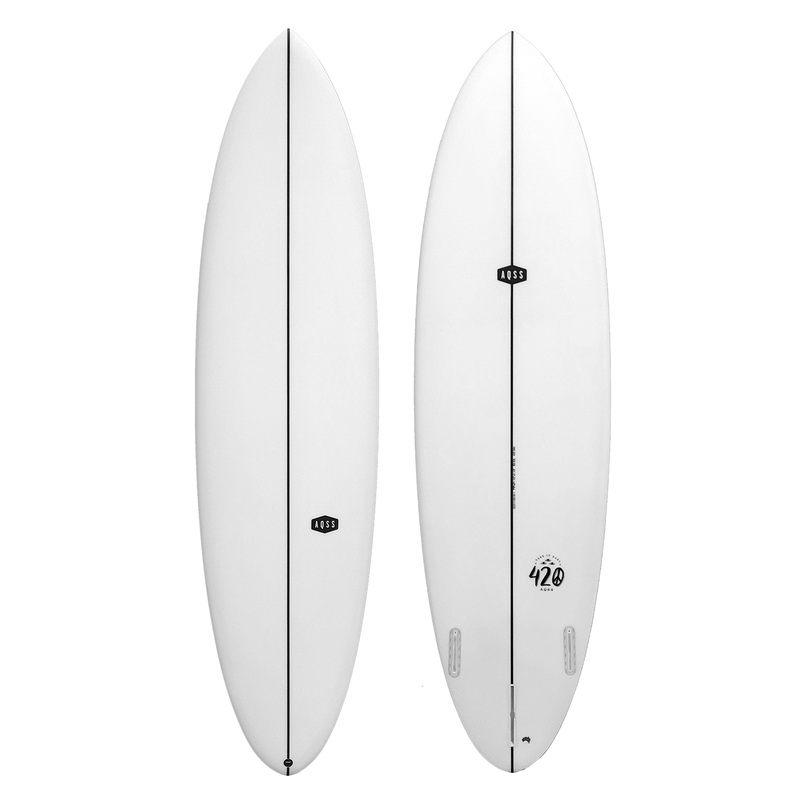 AQSS 420 Midlength - Clear White