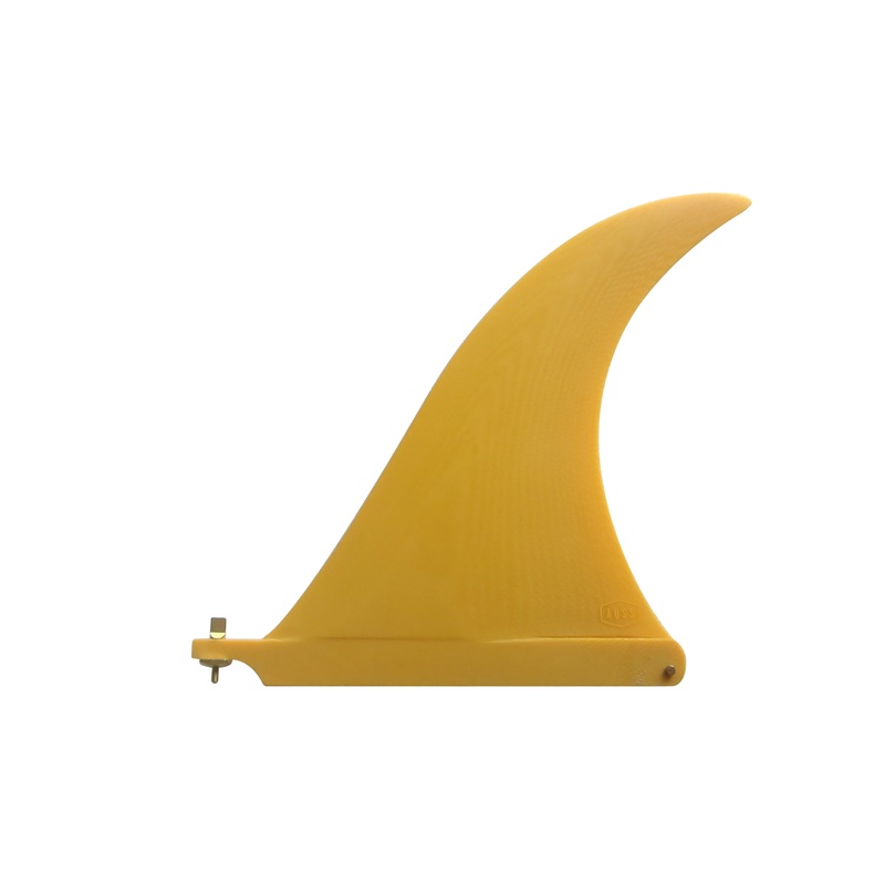 AQSS Orange 10 inch Rake Single Fin