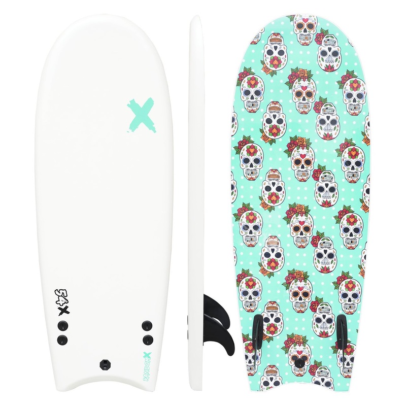 RANDOM X 54" TWIN BOARD - WHITE SKULL