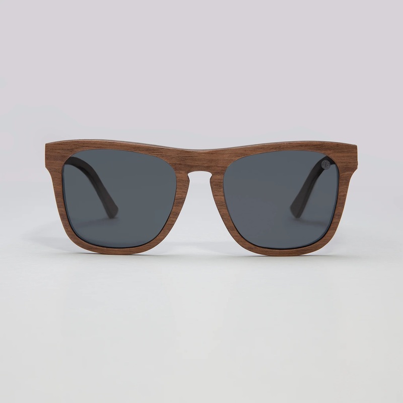 Sunglasses Wave Hog Brown Wood